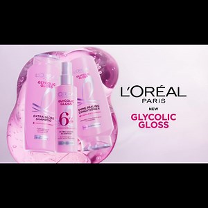 Restore hair quality for 3x more gloss with the New L'Oréal Paris Glycolic Gloss range | L'Oréal Paris