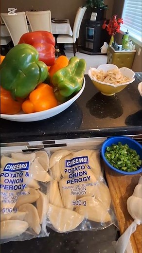 Baked Perogies with Shrimps 🍤 🍤 || Easy lunch made at home.
