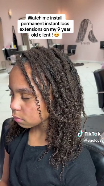 Permanent Instant Locs Extensions Installation Process