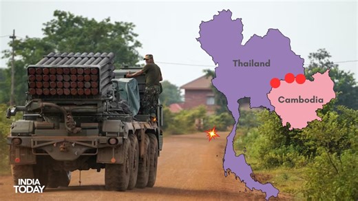 A visual timeline of Thailand-Cambodia border conflict