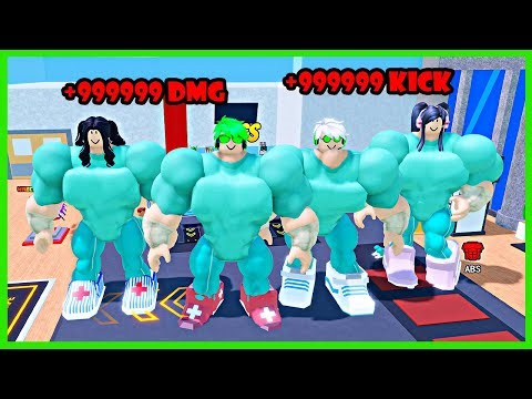 Aku Perkuat Otot-Ototku Untuk Jebol Pintu Pengahalang Terkeras - Roblox Kick Door To Escape