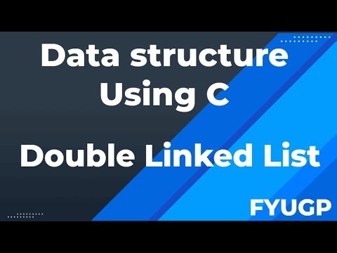 Double Linked List Data structure using c FYUGP Calicut University 3rd semester bca bsc cs