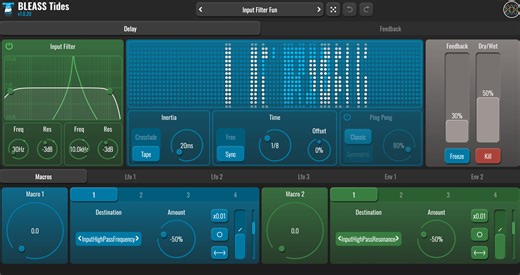 BLEASS Releases Tides Delay Processor Plugin