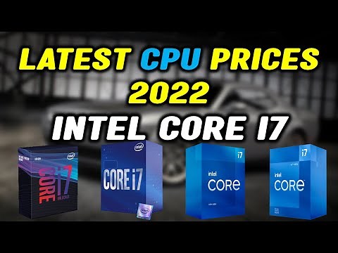 Latest Intel Core i7 CPU Prices in Pakistan 2022 | INTEL Processor Prices | Mohsin Zafar TV