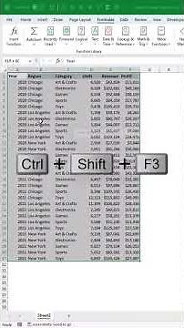 Learn Excel: Named Ranges Shortcut #excel