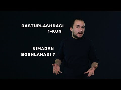 1-Kun!|Dasturlashdagi birinchi dars. Bugundan boshlang!
