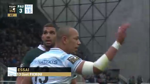 TOP 14 Saison 2025-2026 J20 - Résumé Section Paloise - Racing 92