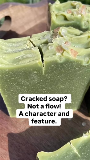Embracing Soap Cracks: Rustic Beauty in Handmade Soap