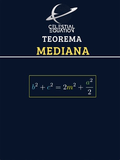 Teorema da Mediana . . . #geometria #math #enem #matematica #triangulo