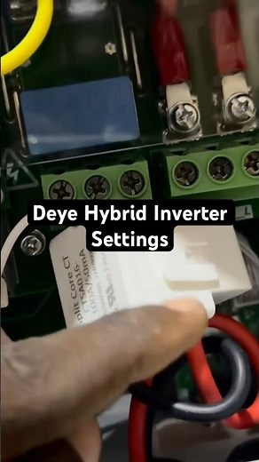 How to Set up Deye Solar Hybrid Inverter. #solarpower #solarhybrid #deyeinverter