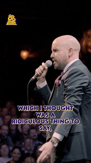 3.5K views · 46 reactions | He’s just a little early. : "Tom Allen: Absolutely Live”, available on 800PGM YT now! #tomallen #jumper #standup #comedy #standupcomedy #jokes | 800 Pound Gorilla Media | Facebook