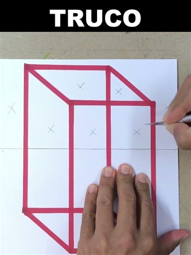 Easy 3D Drawing Rectangle 🔥 Parte 2 #shorts #viralvideo