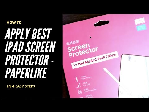 How to Apply Benks PaperLike Screen Protector for iPad and iPad Pro in 4 Easy Steps | Unboxing