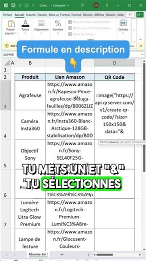 Create QR Codes in Excel super easily | Excel Tip