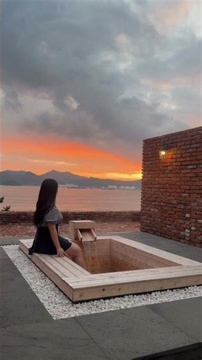 남해 해수욕장 느낌의 수영장 + 모래놀이와 수영을 할 수 있는 숙소🏠