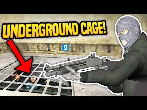 KIDNAPPING PLAYERS IN A CAGE UNDERGROUND - Gmod DarkRP | Kidnapper Roleplay!