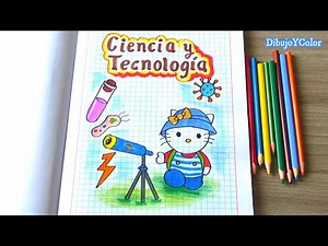 Caratula de CIENCIA y TECNOLOGIA fácil y bonito primaria / Portadas