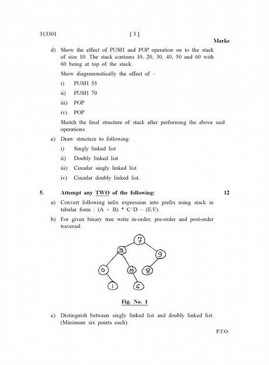 (DSU) msbte k scheme winter 2025 Data Structure Using C imp paper #312303 #kscheme #msbte #diploma