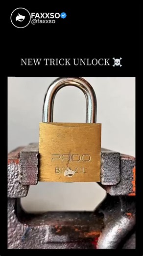 FAXXSO on Instagram: "A strong magnet can defeat certain padlocks in seconds 🧲⚠️ Some lower-complexity locks use spring-loaded internal pins made from ferromagnetic metals. When a powerful magnet is placed on the lock, it can pull those pins upward, mimicking what the correct key is designed to do. Instead of rotating tumblers mechanically, the magnetic force bypasses the locking mechanism entirely, allowing the shackle to release without cutting, picking, or damage. This is why modern security