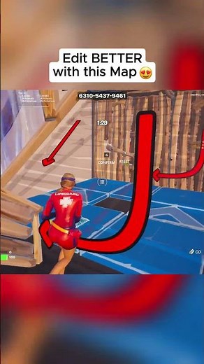 Edit BETTER with THIS MAP 😱🔥 #fortnite #fortniteclips