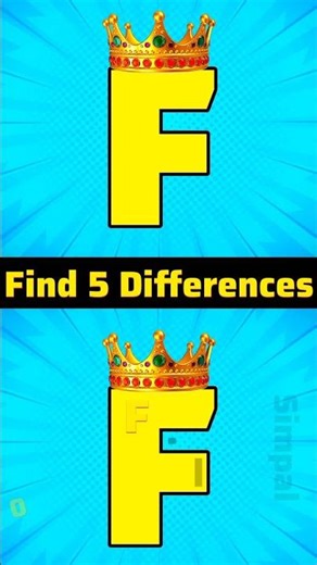 Find 5 Differences 🤔 #1 #shorts #trending