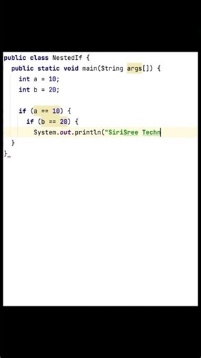 Nested If in Java