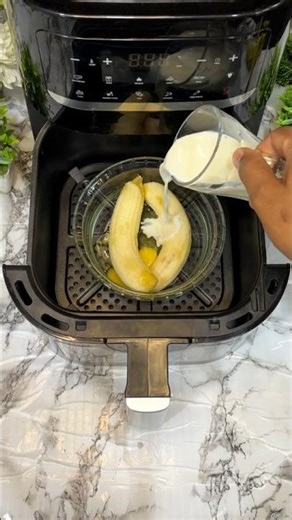Soft Banana Cake in Air Fryer | Easy 1-Egg Cake Recipe | No Oven