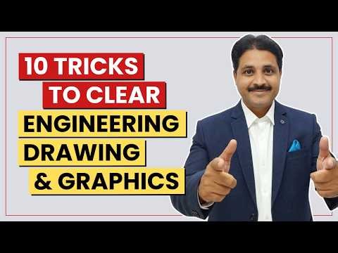 10 Tricks to Clear Engineering Drawing and Engineering Graphics @TIKLESACADEMY ​