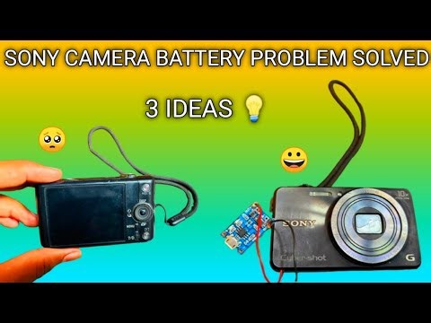 SONY CAMERA BATTERY PROBLEM SOLVED |Sony camera repair 3 ideas|Sony camera 10 pixle |camera video