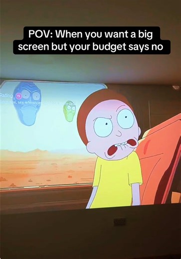 Why buy a TV when you can have a 130” £34 home cinema projector from the TikTok shop on your bedroom wall or ceiling? 🤯 This XBJ Mini Smart Projector just made flat screens obsolete. ✅ Native Android 11: No Firestick needed. Watch Netflix/Disney and Yourube directly. ✅ 180° Smart Stand: Projects on walls OR ceilings instantly. ✅ Auto Keystone: The screen fixes itself automatically. ✅ Full 1080p: Crisp visuals for gaming or movies. ⚠️ WARNING: The price drop is currently active. If the yellow ba