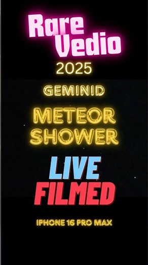 Geminid Meteor Shower Over the ASIA 🌠 | Best Shooting Stars of December | Live Recorded