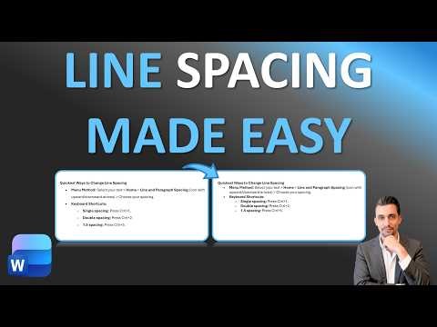 Word Tips - Line Spacing Made Easy | Keyboard Shortcuts