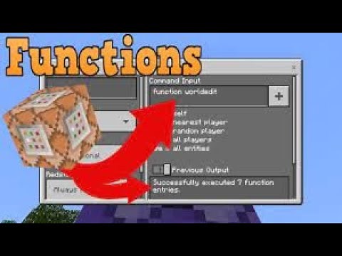 How To Make A Function Minecraft Bedrock (2022)
