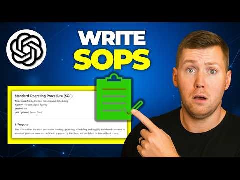 How to Write SOPs With ChatGPT - Quick Tutorial