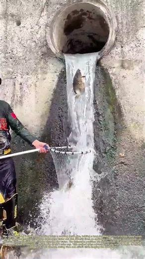 Catching From the Spout: How Fish Are Caught Straight From a Drain Pipe