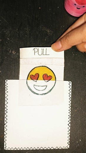 Make a Colour changing magic card🌈#hacks #crafts #5minutecrafts #furshorts #diycrafts