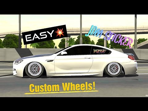 How To Add Custom Wheels and Stickers! (Car Parking Multiplayer)
