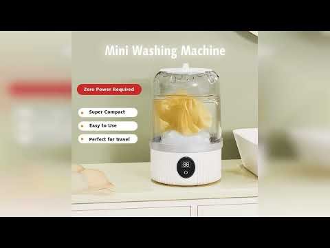 Review: Mini Portable Washing Machine, Rechargeable Cordless Underwear Washing Machine, Automa...