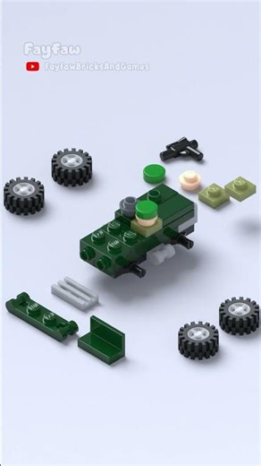 WW2 LEGO jeep willys #satisfying #legend