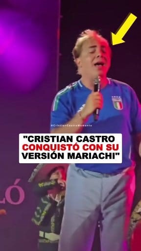 Cristian Castro sorprendió cantando con Maríachi #cristiancastro #mexico | Pao Carolina Soprano Vocal Coach