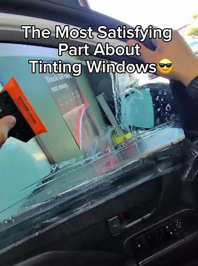 This is why window tinting is so satisfying!