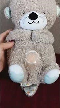 Fisher Price Soothe N Snuggle Otter Plush Belly Moves Breathes Calming Toy.