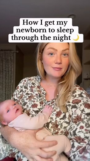 She is my third baby & was the only one of my girls who started sleeping through the night this young, so don’t feel like you’re failing if these tips don’t get your baby sleeping through the entire night. At the very least, I hope these tips can get your little ones sleeping in 4 hour stretches, which is realistic for most newborns after they have regained their birth weight and your pediatrician has approved you to not wake them for overnight feedings every 3 hours. I also don’t want to tank a