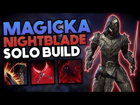 Magicka Nightblade Solo Build for Veteran HM Dungeons & World Bosses | Update 48
