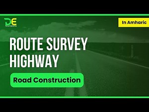 Route Survey Highway | Road Construction