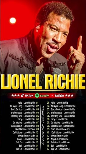 Lionel Richie Greatest Hits Full Album 👍 Lionel Richie Top 10 Songs