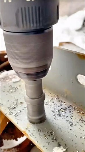 Drilling Large Diameter Holes In A Thick Steel Plate Using A High Performance Annular Cutter