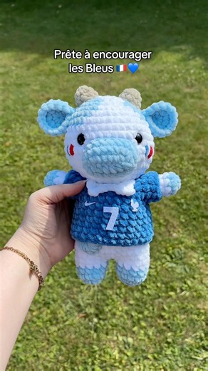 June's cow 🇫🇷 #crochet #amigurumi #crochetaddict #crocheting #crochetlove #stuffedanimal #plushies