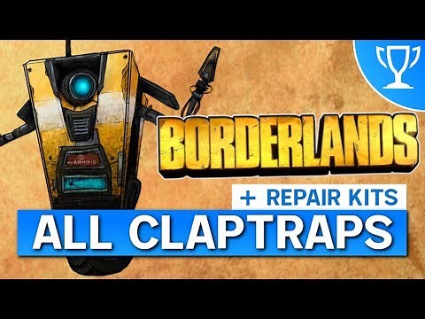 Borderlands 1 (PS4) - All Claptraps + Repair Kit Locations (Fully Loaded Trophy / Achievement Guide)