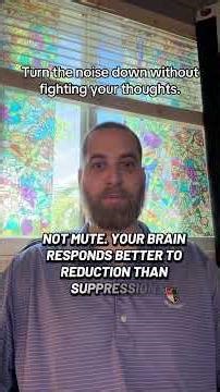 The Mental Volume Knob | How to Turn Down Overthinking #mentalhealth #health